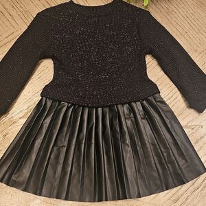 Zunie Black and Silver Kids Dress